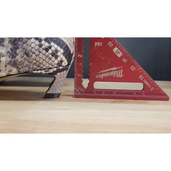 Brand New Gianni Bini Gianna Snake Print Kitten Heel Tall Boots Size 7 - Picture 4 of 14